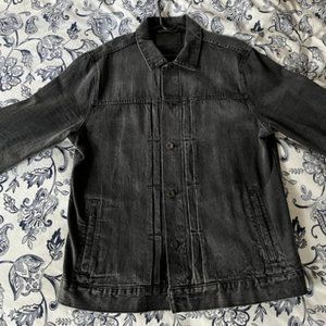 Taylor Stitch "Dispatch Jacket" — Black 3-Month Wash Selvage Denim - Mens XL/44